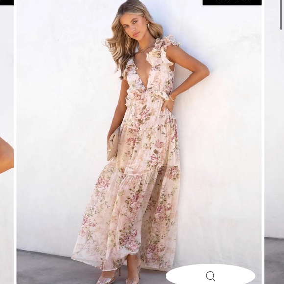 Vici floral maxi dress - Picture 6 of 14